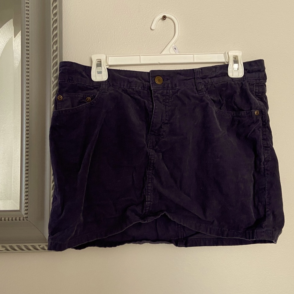 Corduroy Mini Skirt🖤